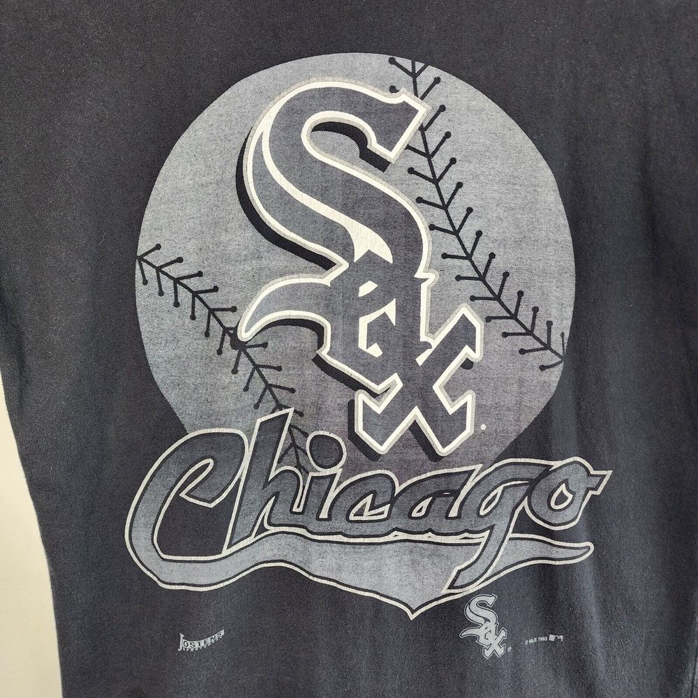 Vintage Jostens Sportswear MLB 1993 Chicago WHITE SOX Short Sleeve Top Men's L - Picture 6 of 13